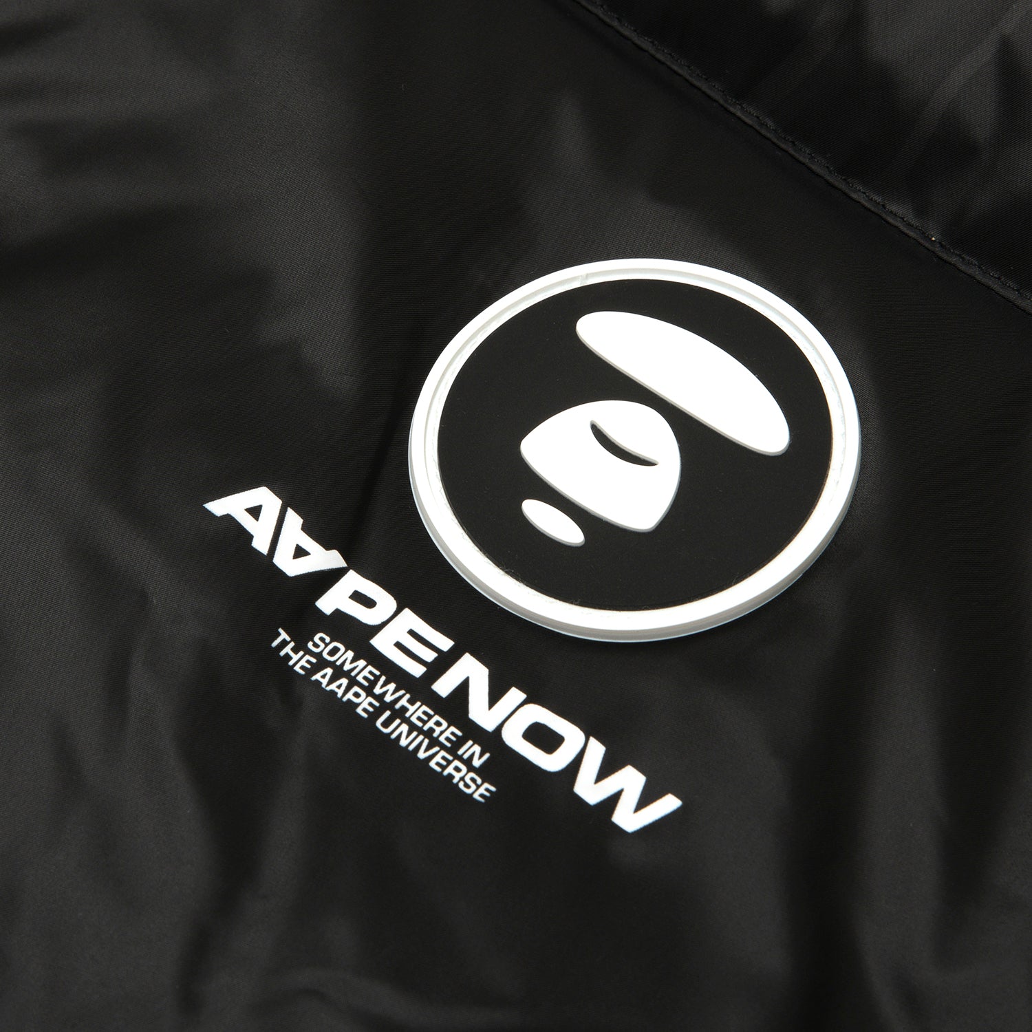 AAPENOW MOONFACE LOGO ZIP-UP DOWN JACKET