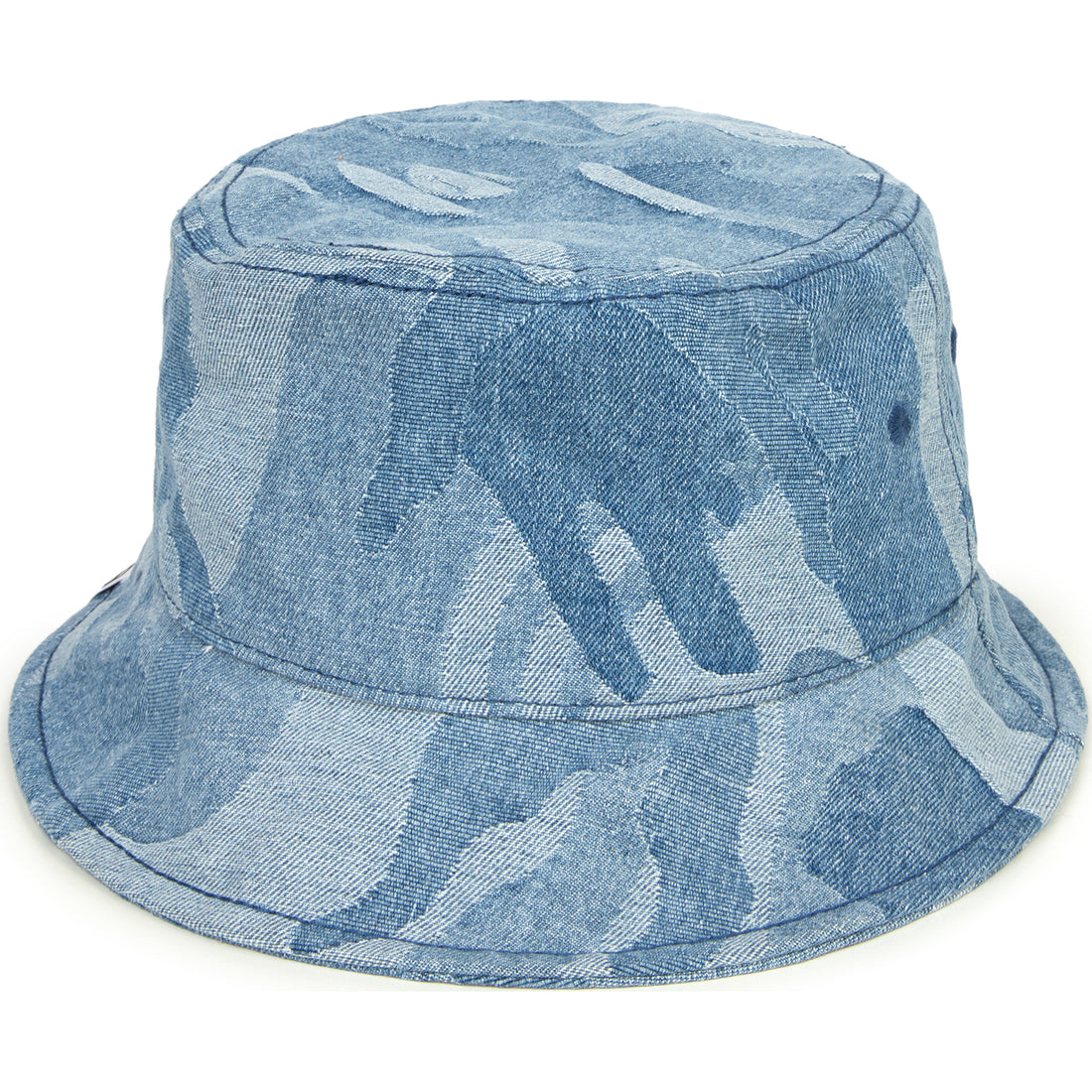 MOONFACE DENIM BUCKET HAT