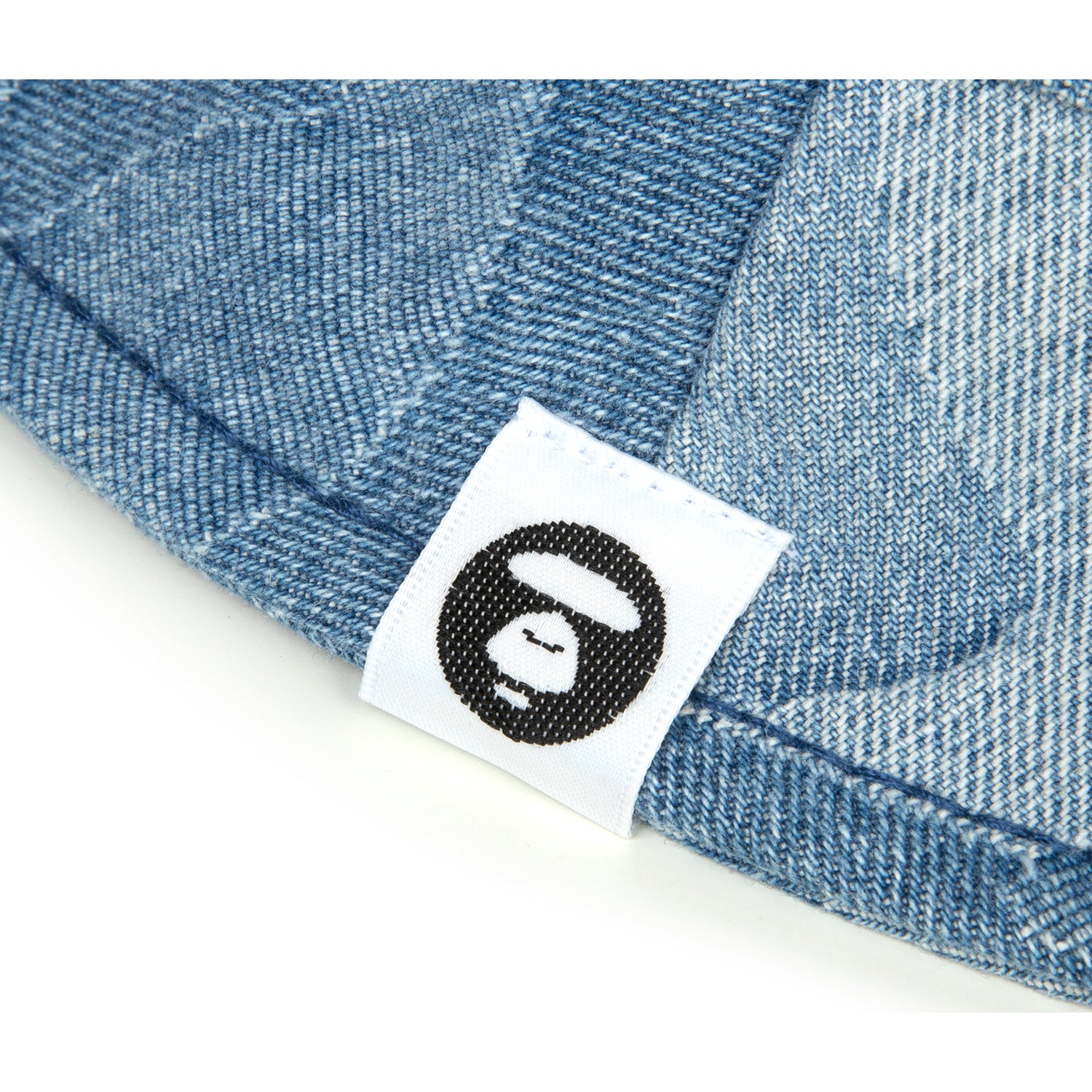 MOONFACE DENIM BUCKET HAT