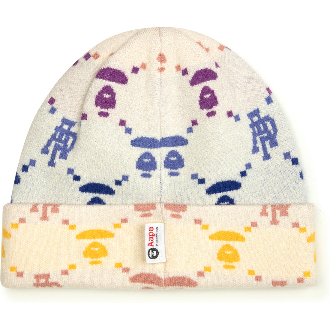 MOONFACE LOGO PATTERNED BEANIE