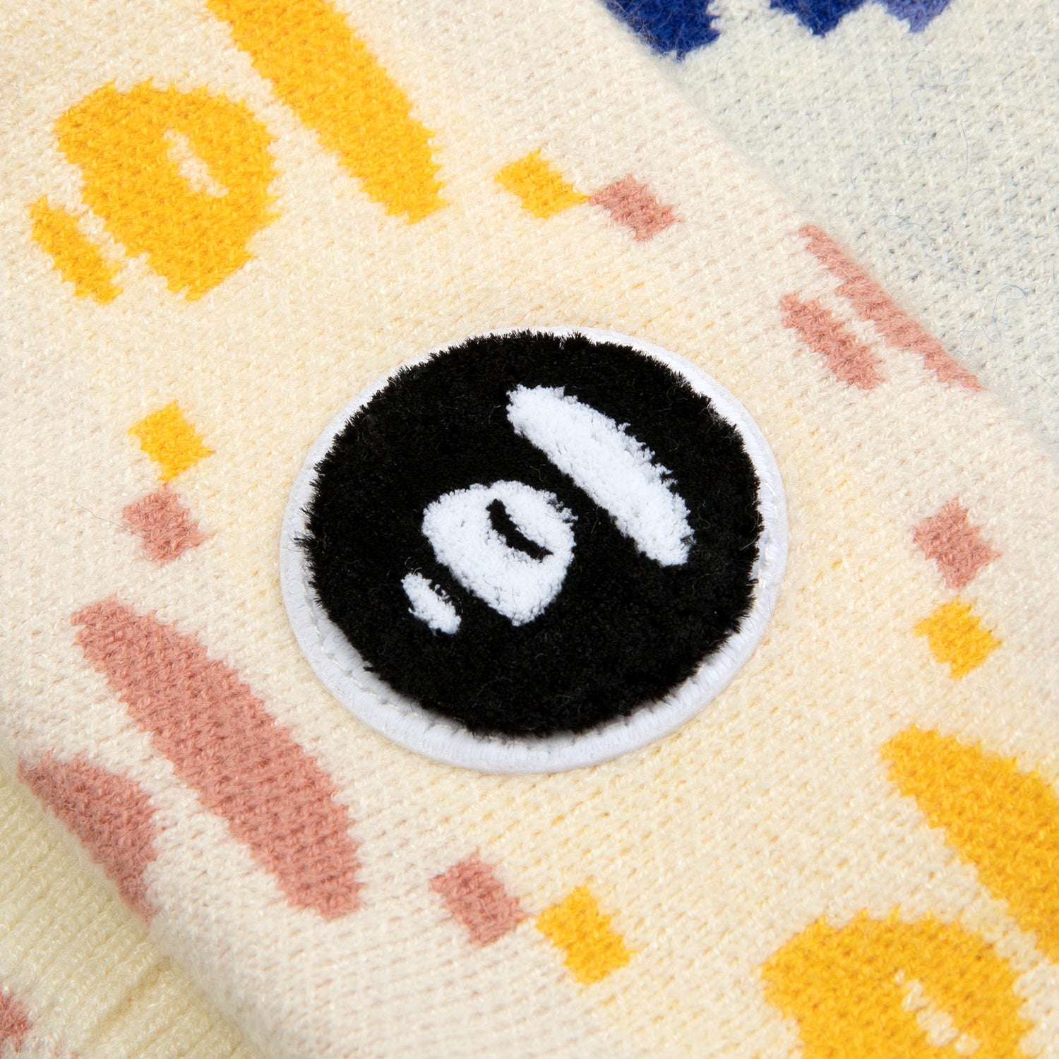 MOONFACE LOGO PATTERNED BEANIE