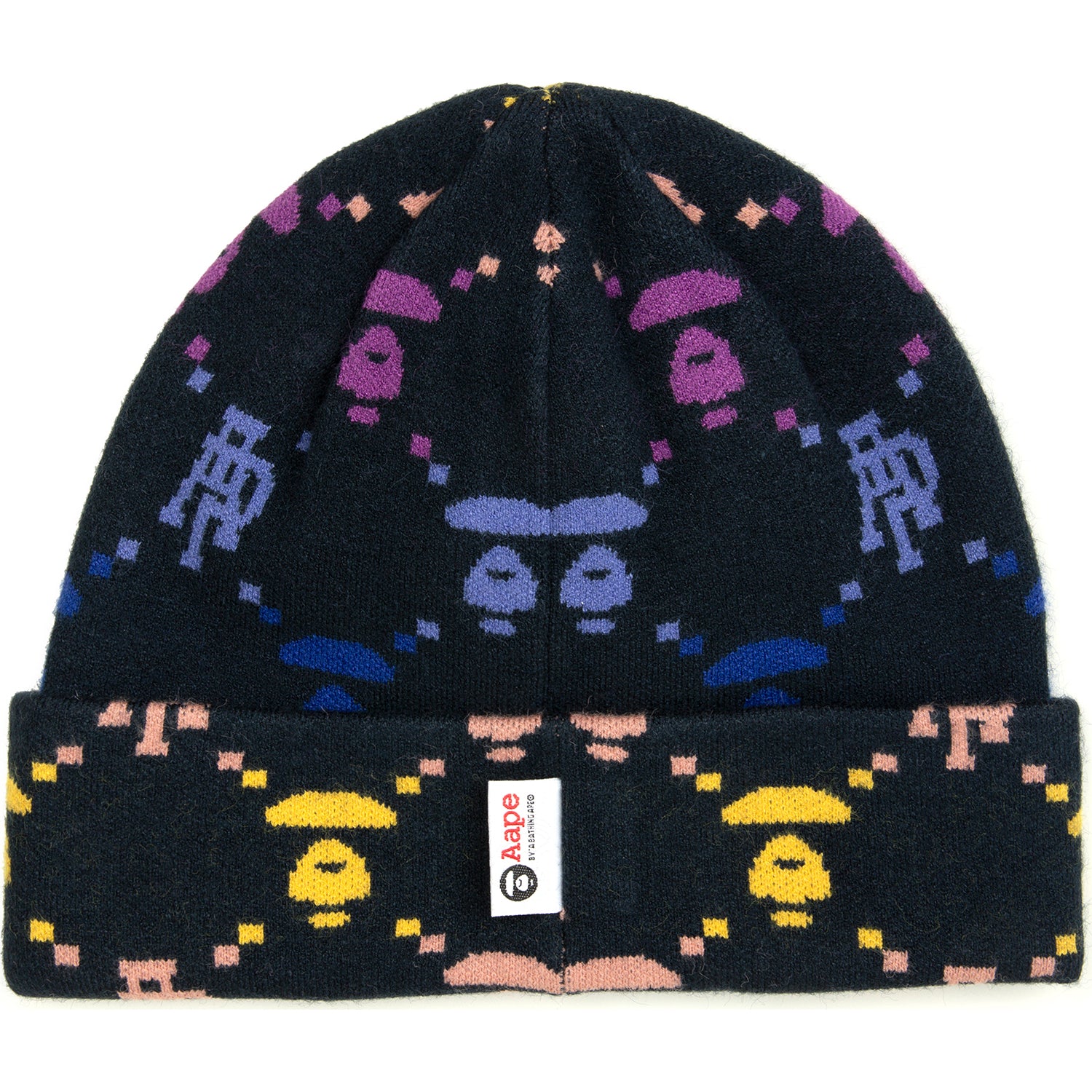 MOONFACE LOGO PATTERNED BEANIE