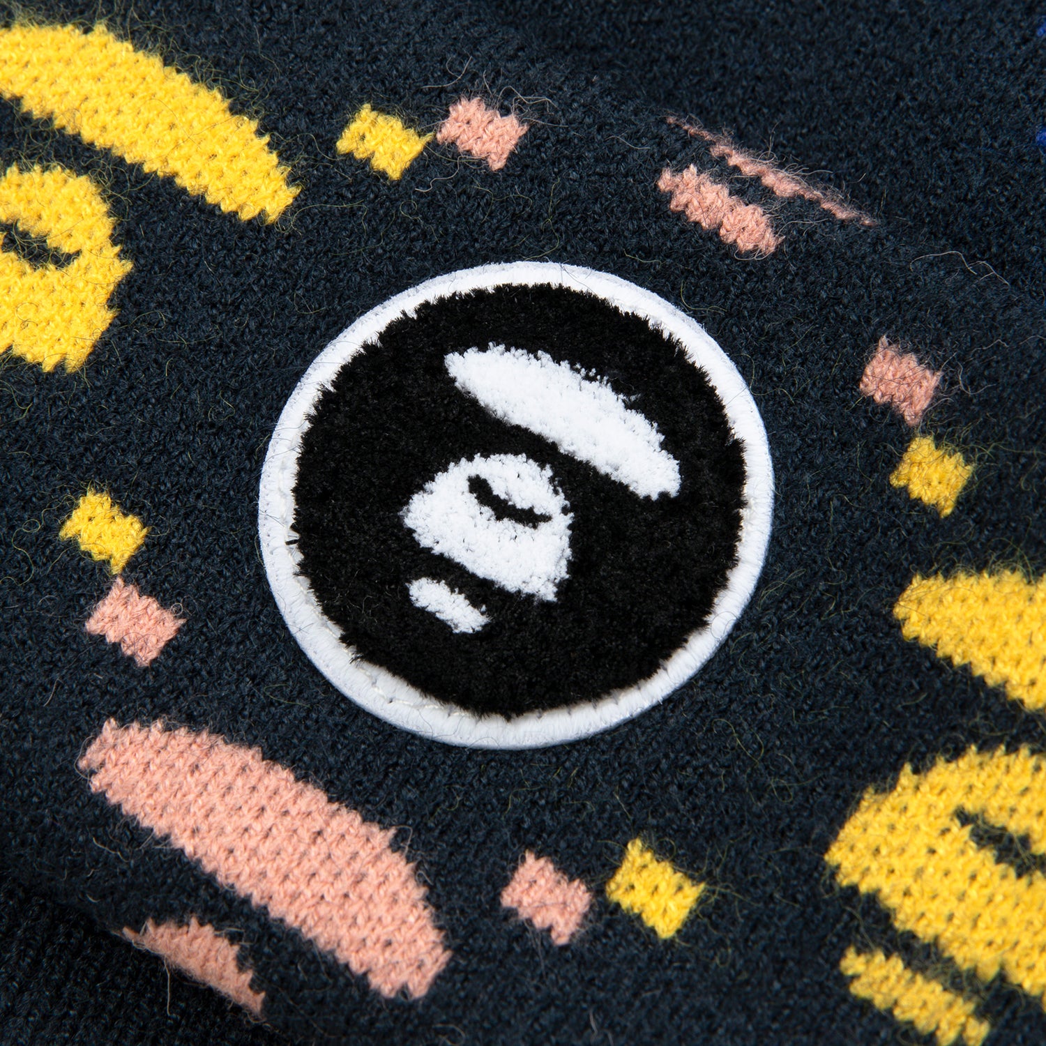 MOONFACE LOGO PATTERNED BEANIE