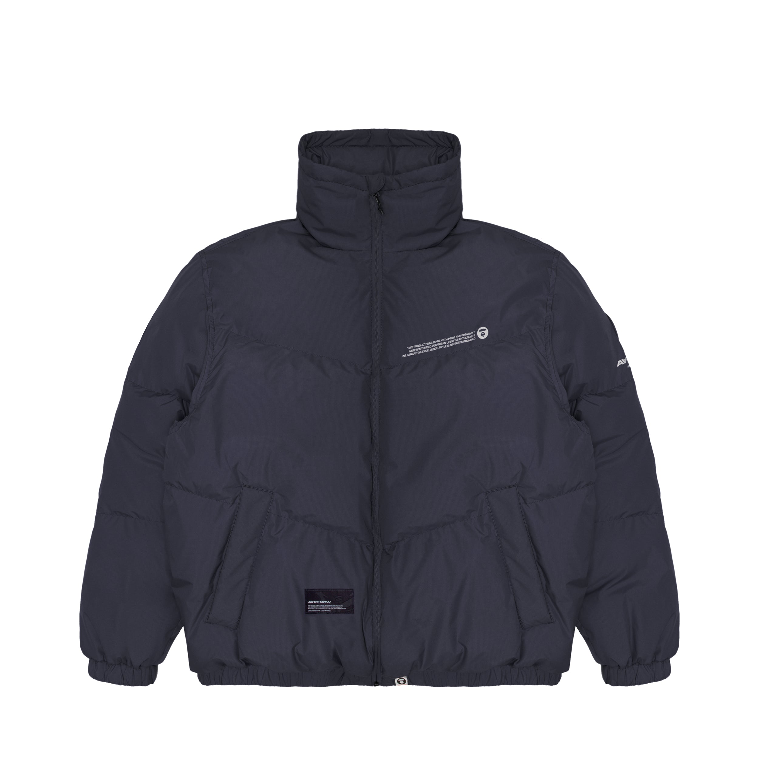 MOONFACE STAND-COLLAR PADDED JACKET