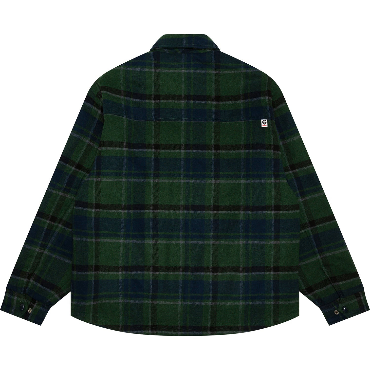 MOONFACE LOGO CHECK ZIP-UP JACKET