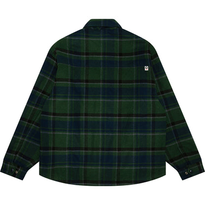 MOONFACE LOGO CHECK ZIP-UP JACKET