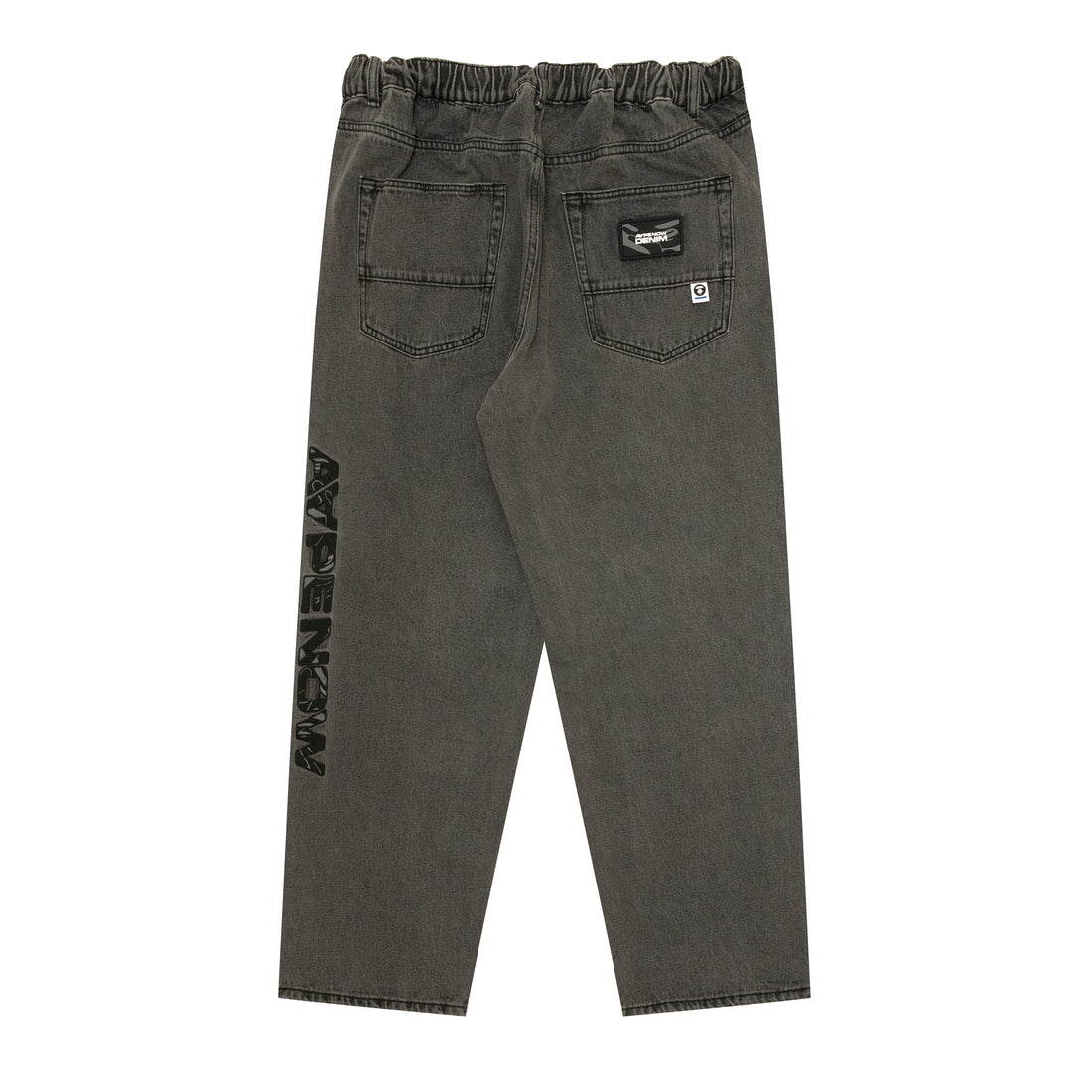 MOONFACE PATCH RELAXED JEANS