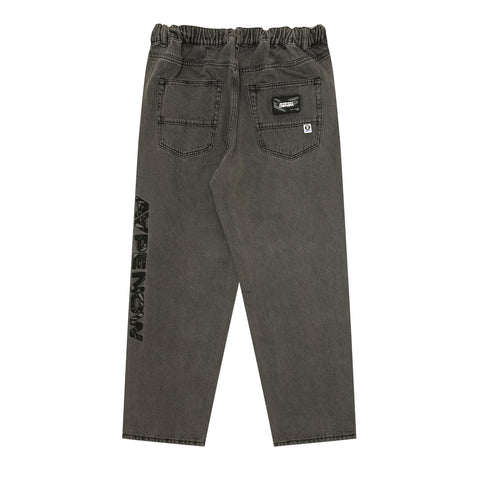 MOONFACE PATCH RELAXED JEANS