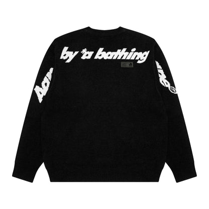 JACQUARD LOGO SWEATER