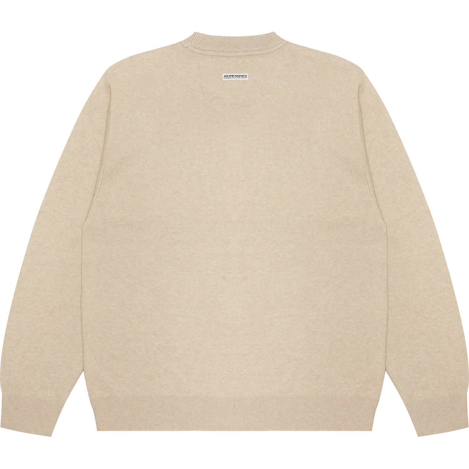 MOONFACE LOGO CREW NECK KNIT SWEATSHIRT