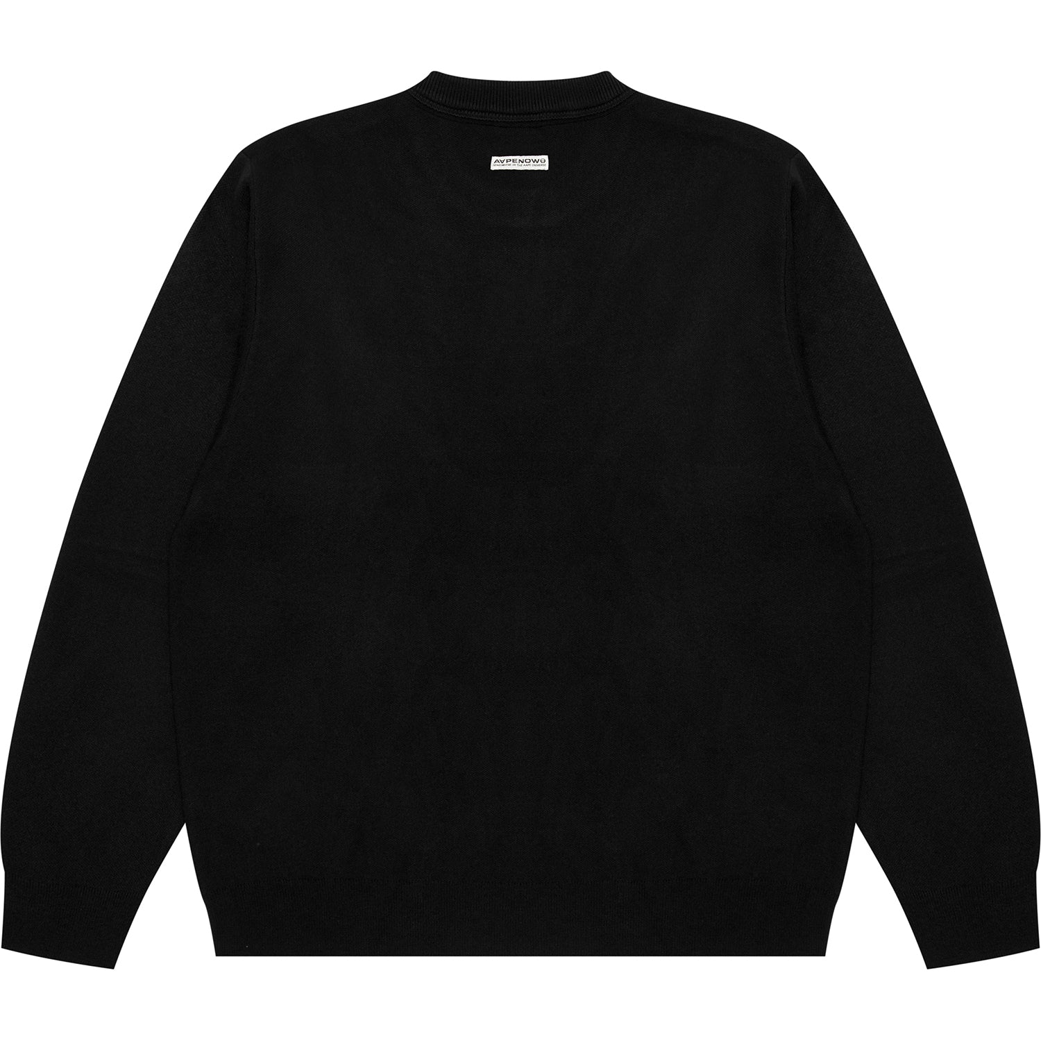 MOONFACE LOGO CREW NECK KNIT SWEATSHIRT