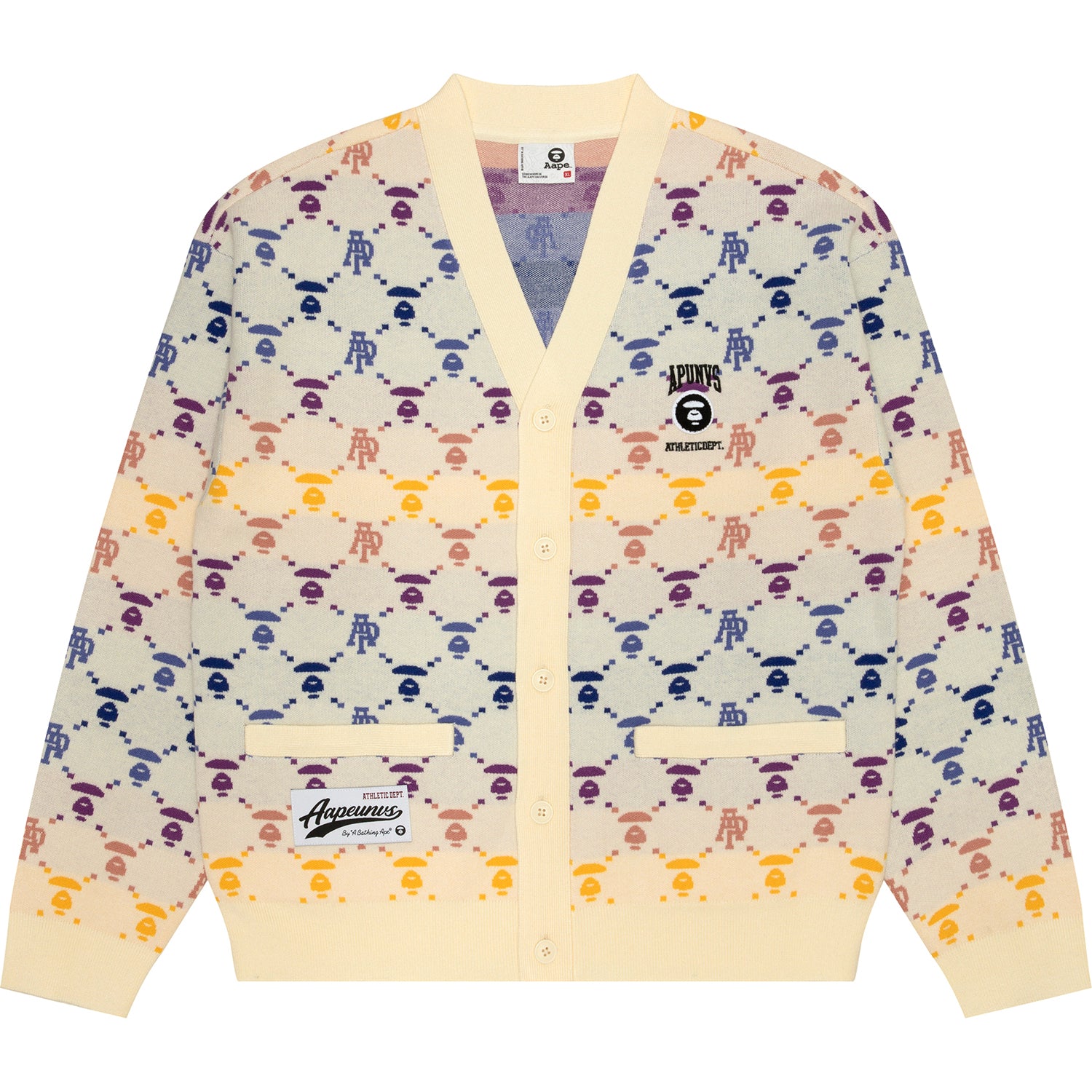 MOONFACE LOGO BUTTON DOWN CARDIGAN