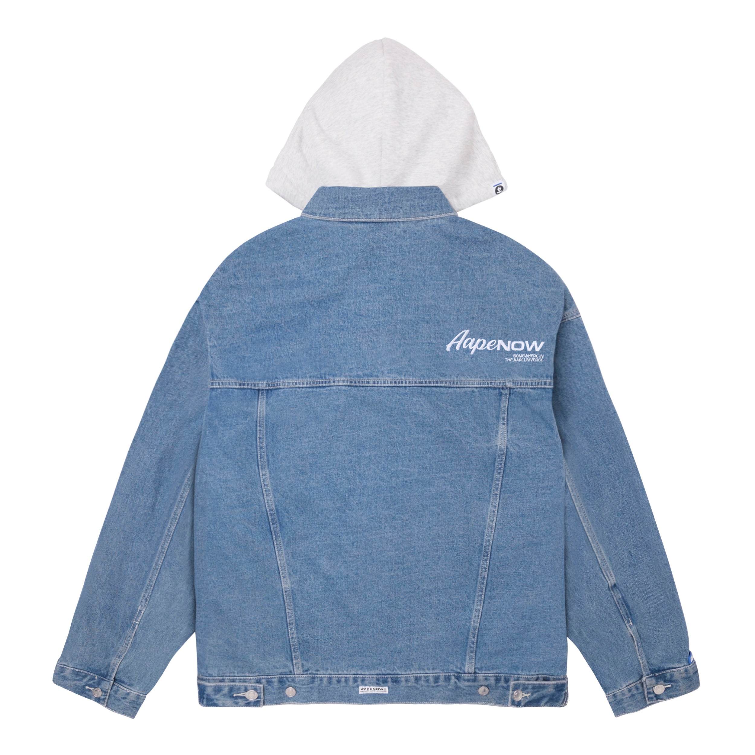 MOONFACE REVERSIBLE PANELLED HOODED JACKET