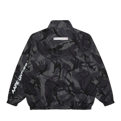 MOONFACE CAMO REVERSIBLE ZIP-UP JACKET