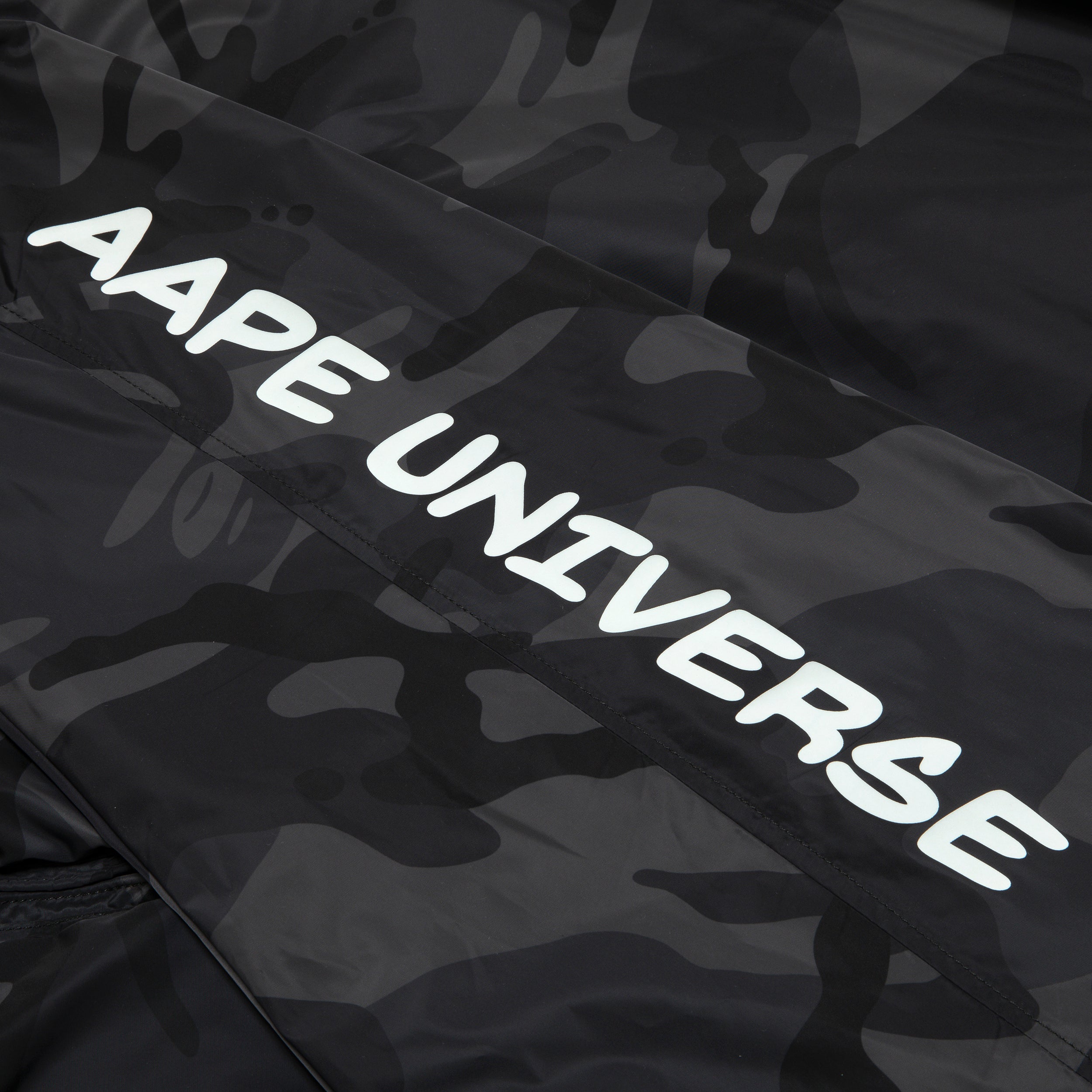 MOONFACE CAMO REVERSIBLE ZIP-UP JACKET