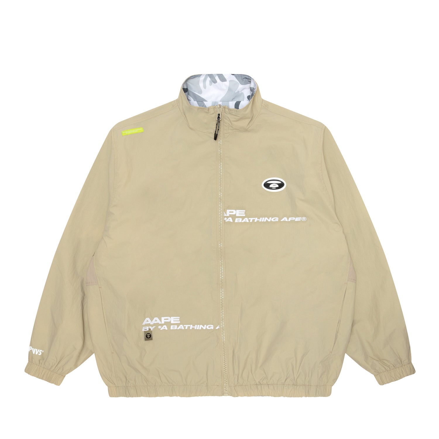 MOONFACE CAMO REVERSIBLE ZIP-UP JACKET