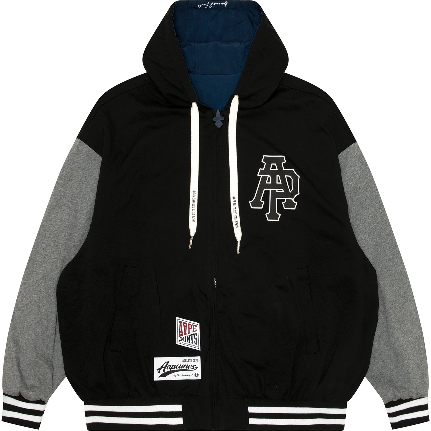 LOGO ZIP-UP HOODED JACKET