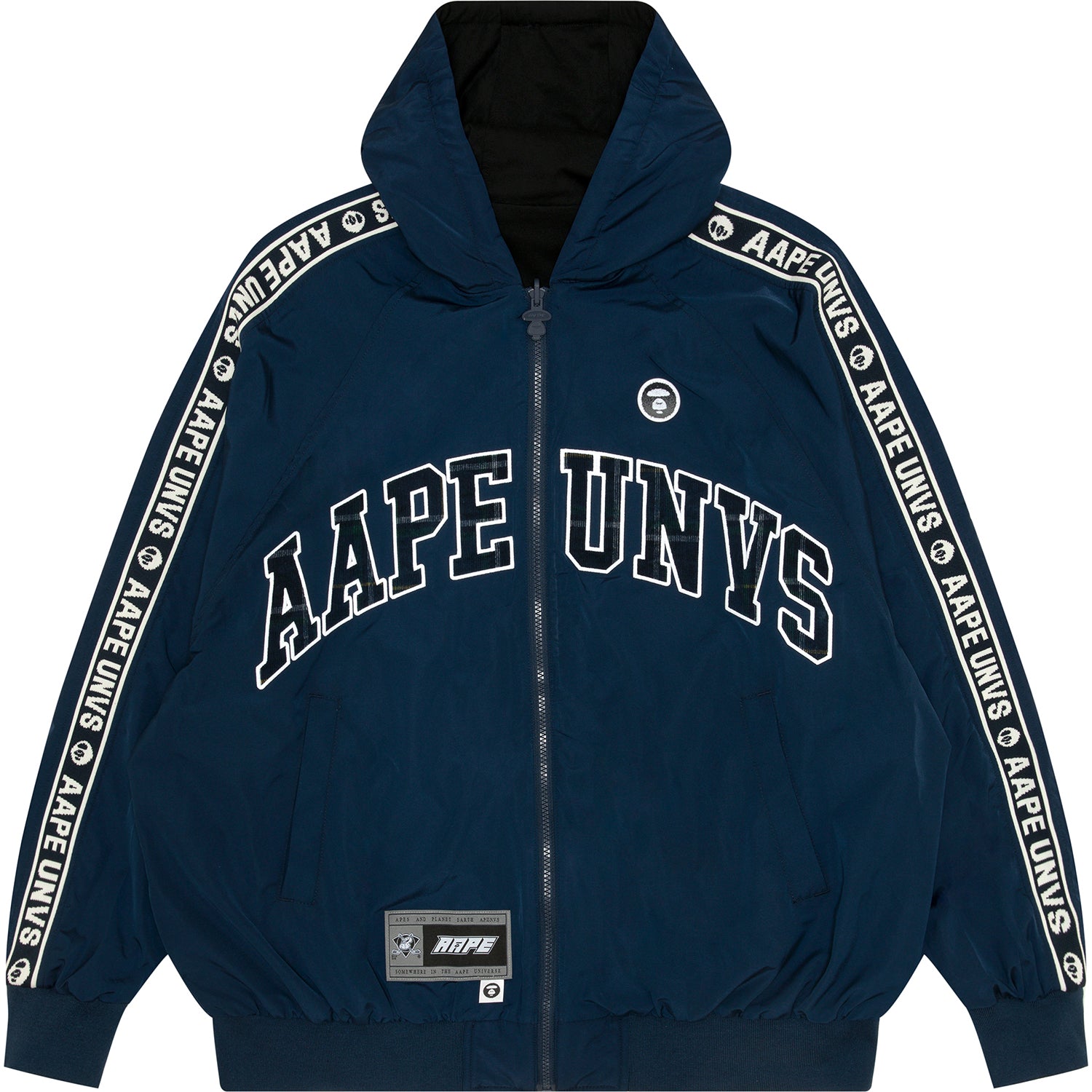 LOGO ZIP-UP HOODED JACKET