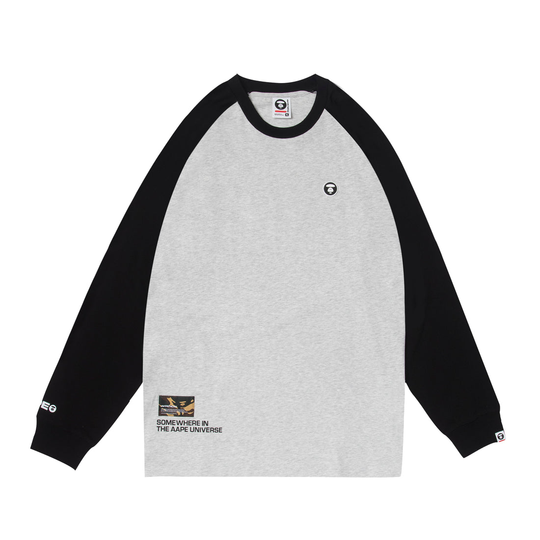 MOONFACE RAGLAN LONG-SLEEVE TEE