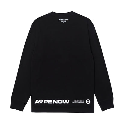 MOONFACE PATCH LONG-SLEEVE TEE