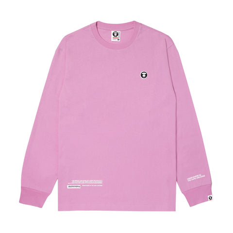 MOONFACE PATCH LONG-SLEEVE TEE