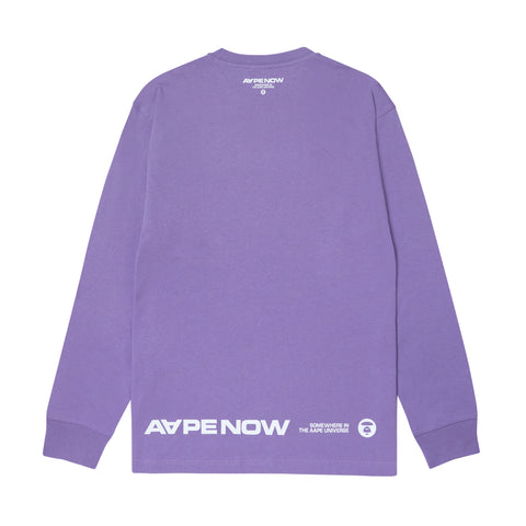 MOONFACE PATCH LONG-SLEEVE TEE