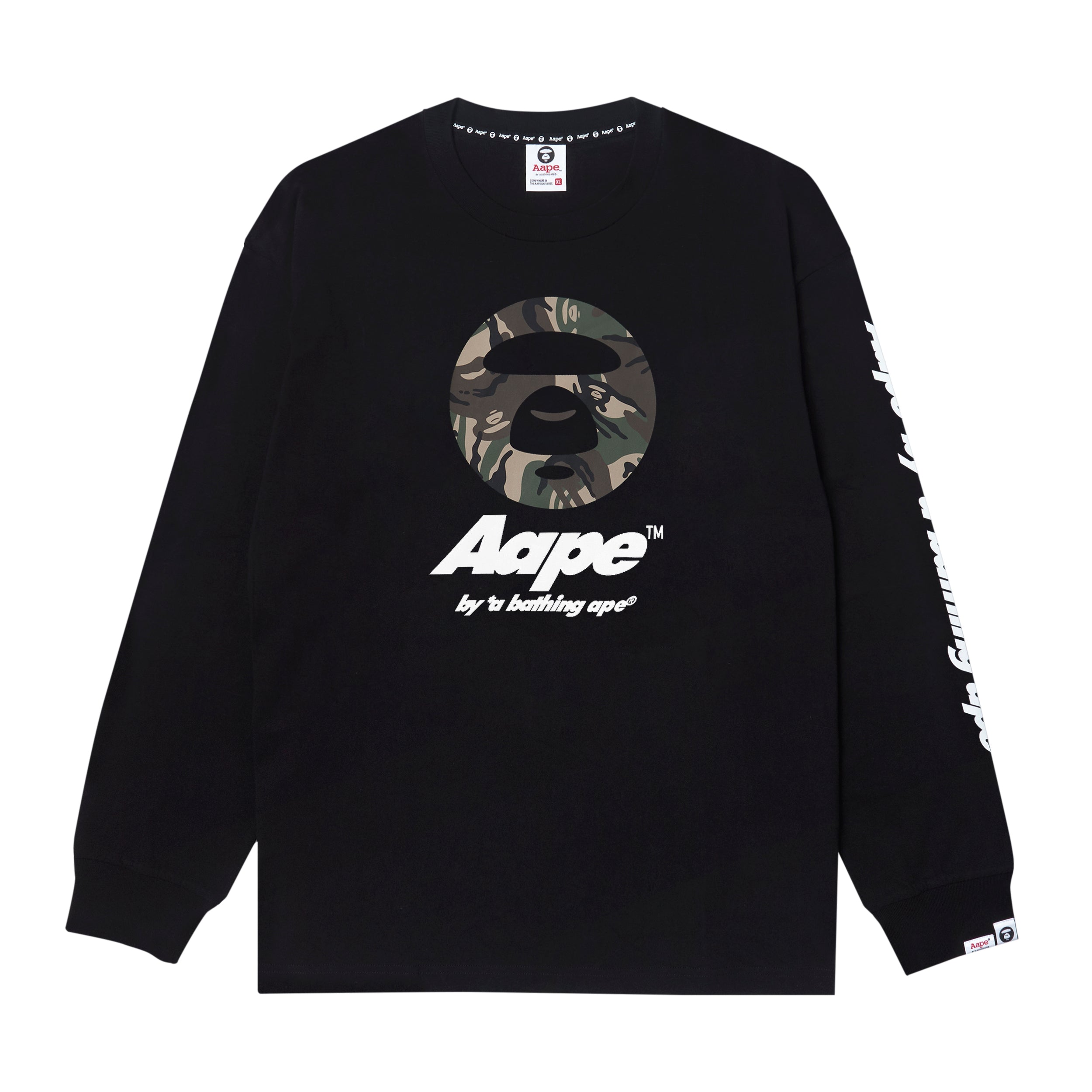 MOONFACE CAMO LONG-SLEEVE TEE