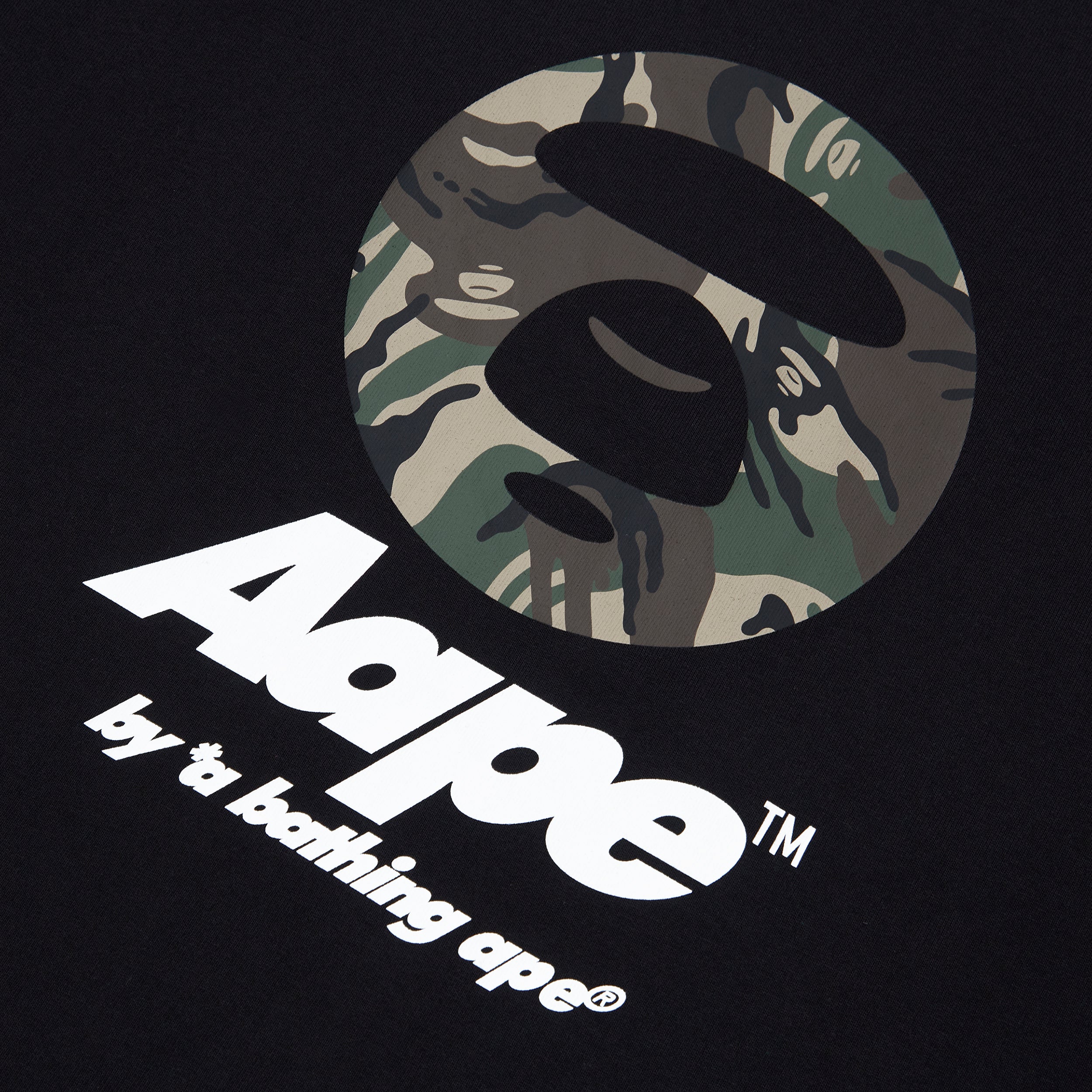 MOONFACE CAMO LONG-SLEEVE TEE