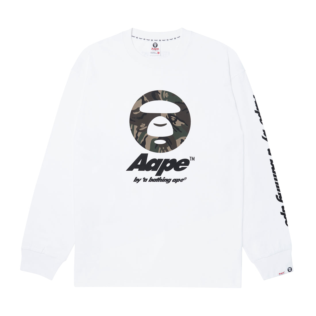 MOONFACE CAMO LONG-SLEEVE TEE