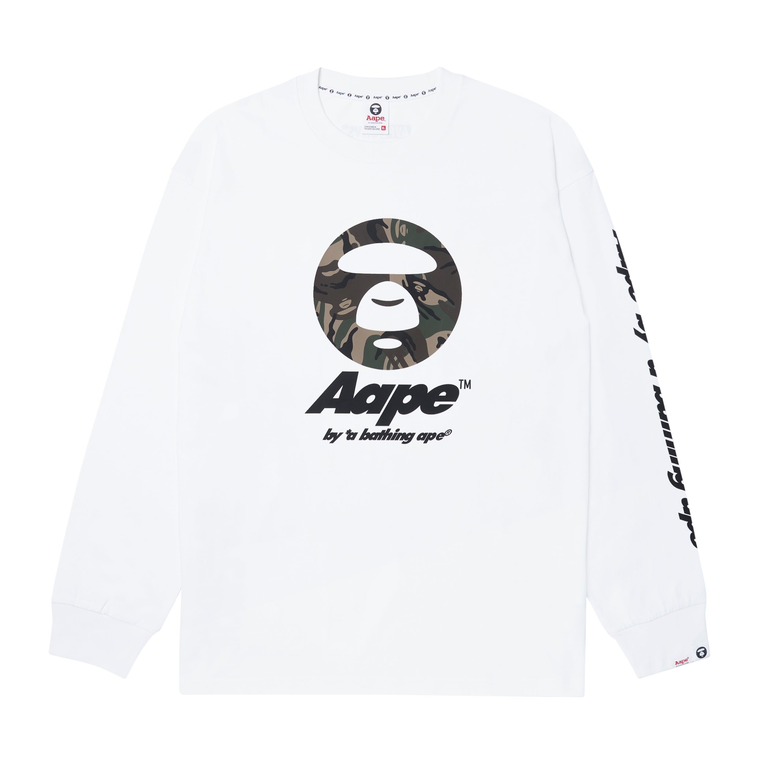 MOONFACE CAMO LONG-SLEEVE TEE