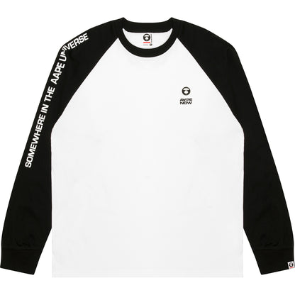 MOONFACE LOGO RAGLAN LONG SLEEVE TEE