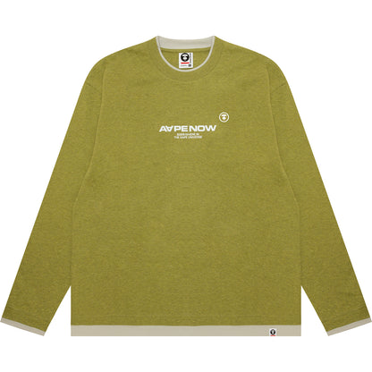 AAPENOW MOONFACE LOGO LONG SLEEVE TEE