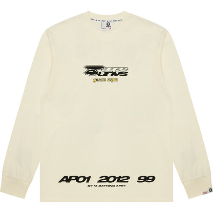 AAPE UNIVERSE LOGO LONG SLEEVE TEE