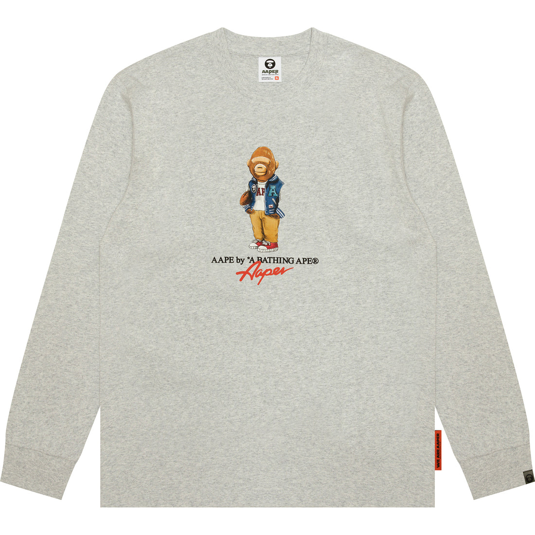 AAPLTM1610XAO/AAPER GRAPHIC-PRINT LONG SLEEVE TEE