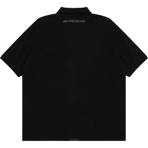 MOONFACE GRAPHIC PATCH POLO