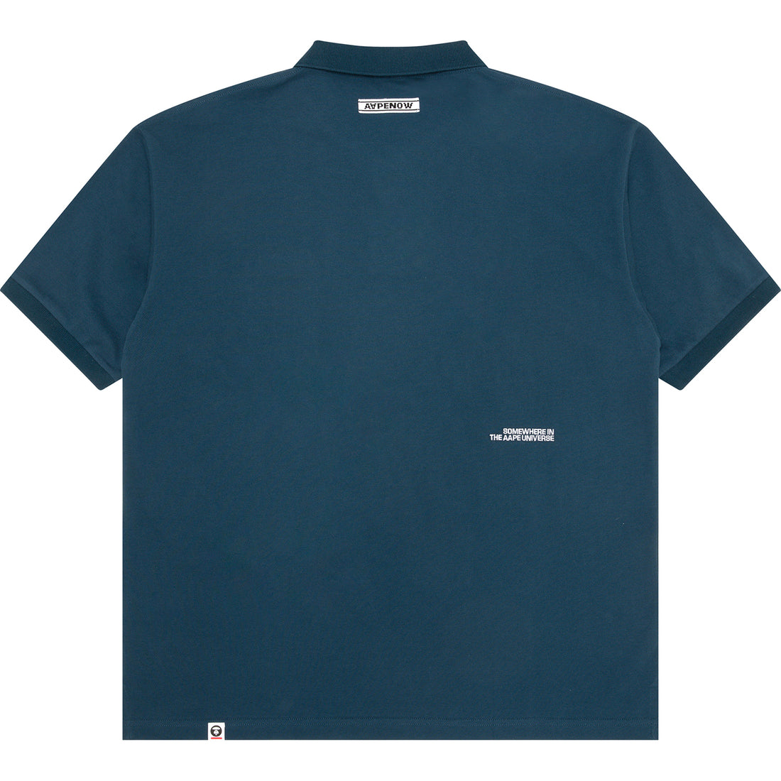 AAPENOW MOONFACE LOGO POLO SHIRT