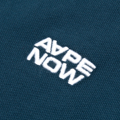 AAPENOW MOONFACE LOGO POLO SHIRT