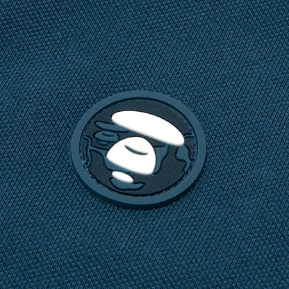 AAPENOW MOONFACE LOGO POLO SHIRT