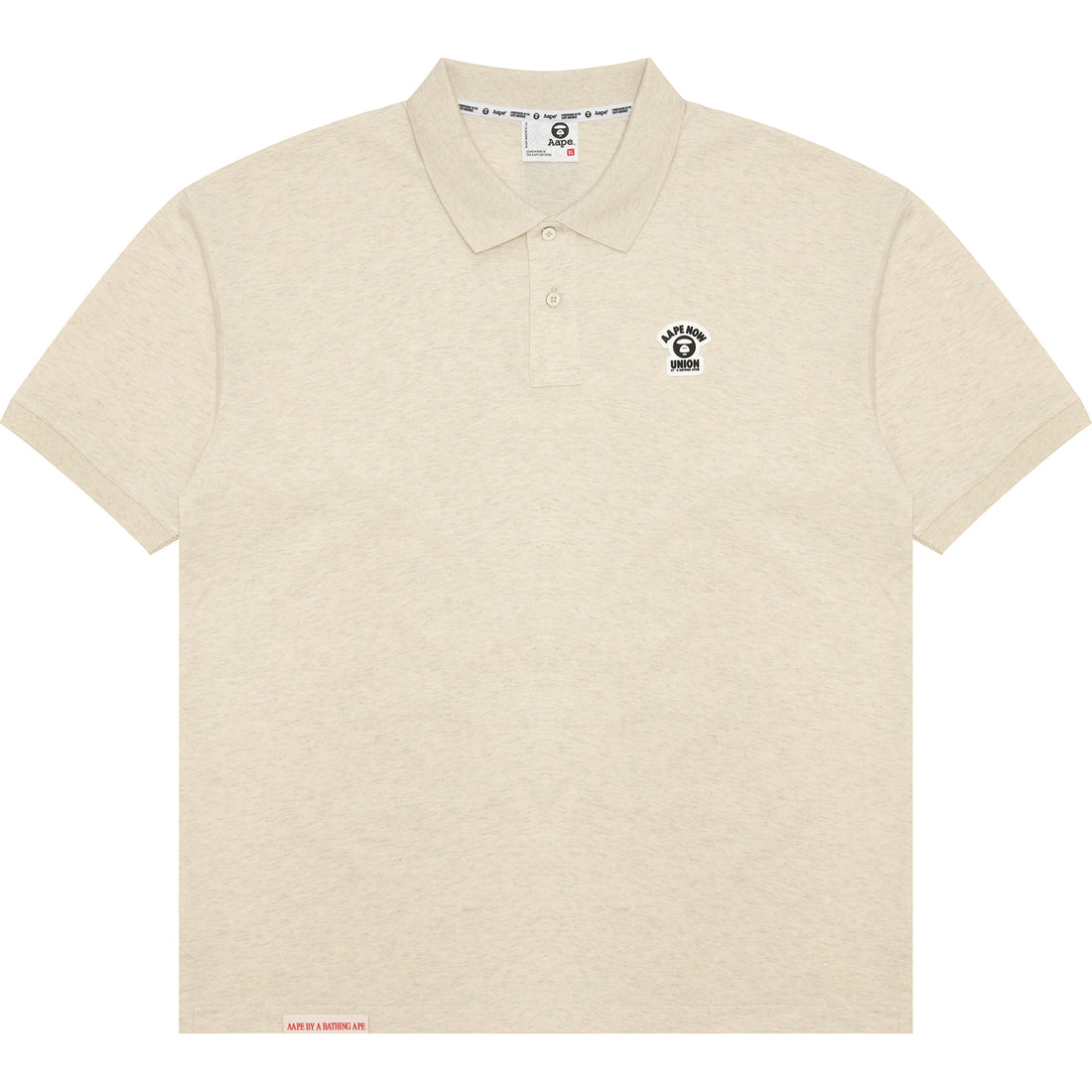 AAPENOW MOONFACE LOGO POLO SHIRT