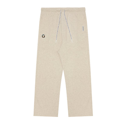 MOONFACE PATCH STRAIGHT SWEATPANTS