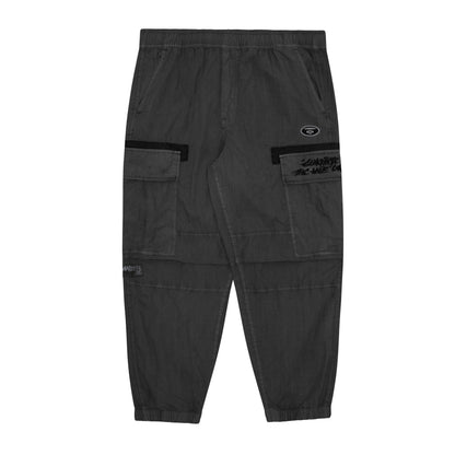 MOONFACE PATCH CARGO PANTS