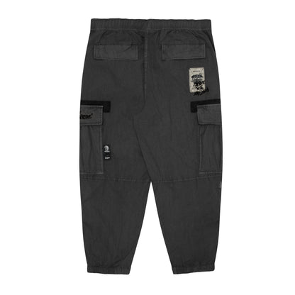 MOONFACE PATCH CARGO PANTS