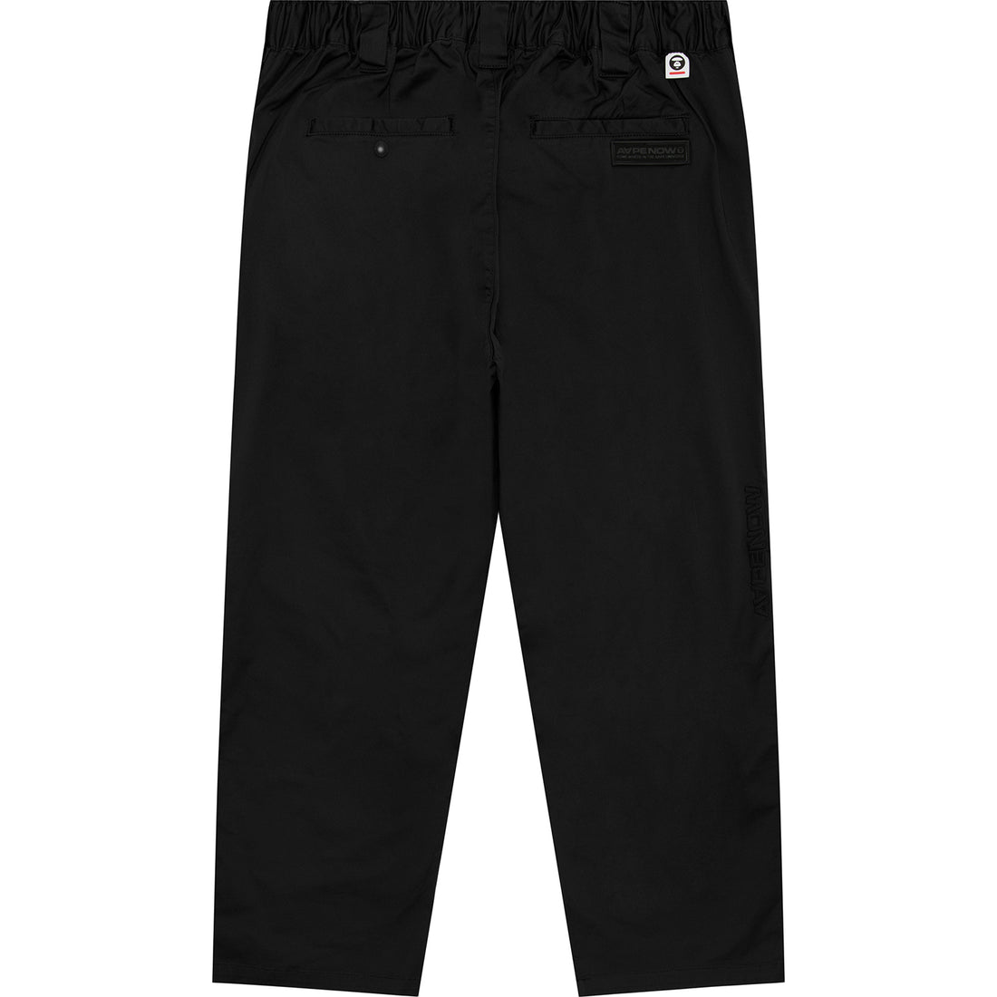 AAPE NOW MOONFACE LOGO WOVEN PANTS