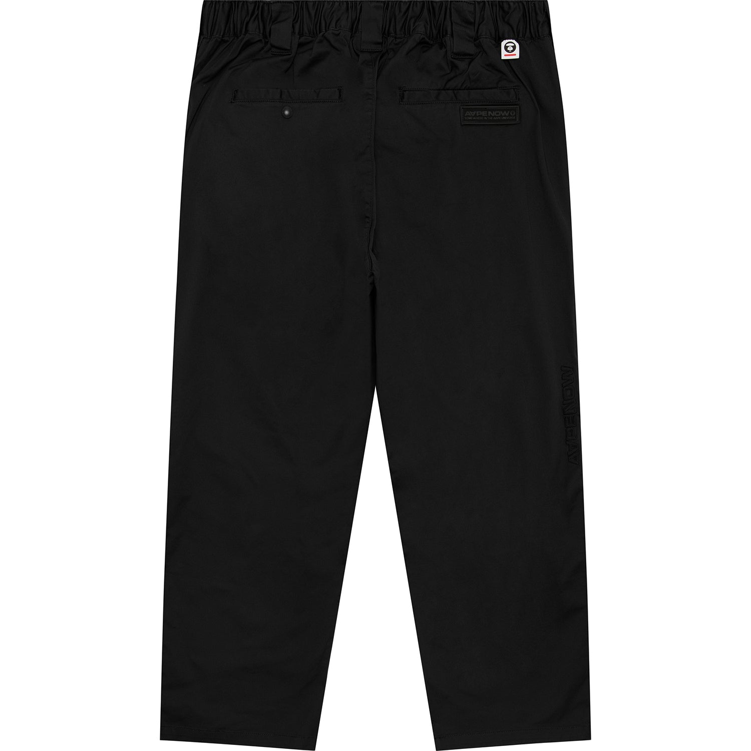 AAPE NOW MOONFACE LOGO WOVEN PANTS