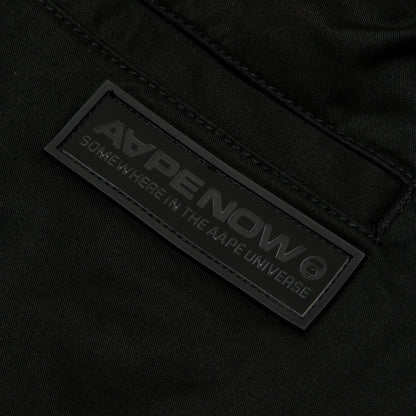 AAPE NOW MOONFACE LOGO WOVEN PANTS