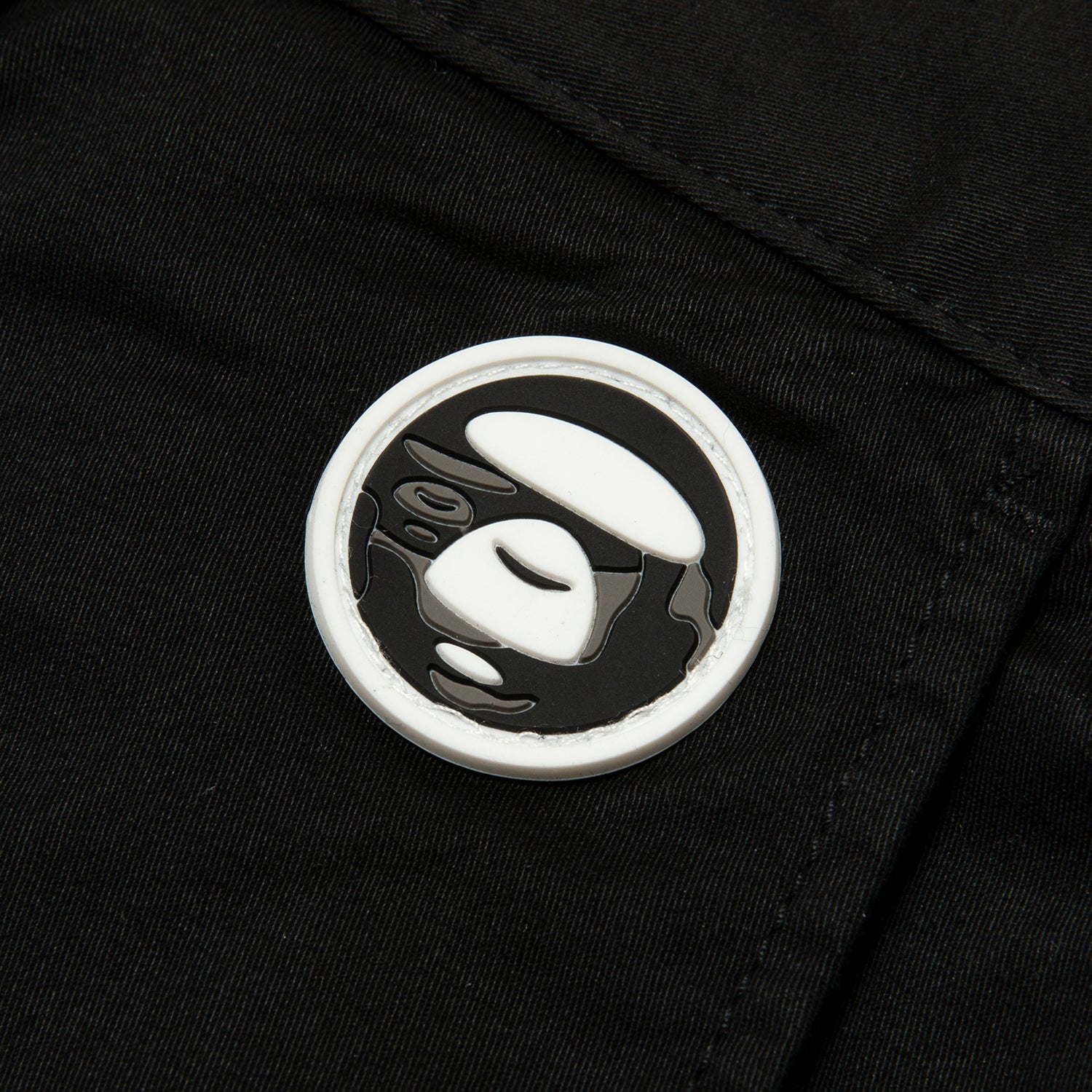 AAPE NOW MOONFACE LOGO WOVEN PANTS