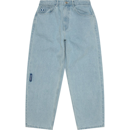 AAPENOW MOONFACE LOGO RELAXED FIT JEANS