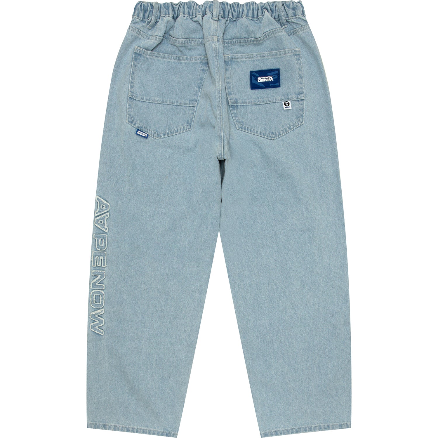 AAPENOW MOONFACE LOGO RELAXED FIT JEANS