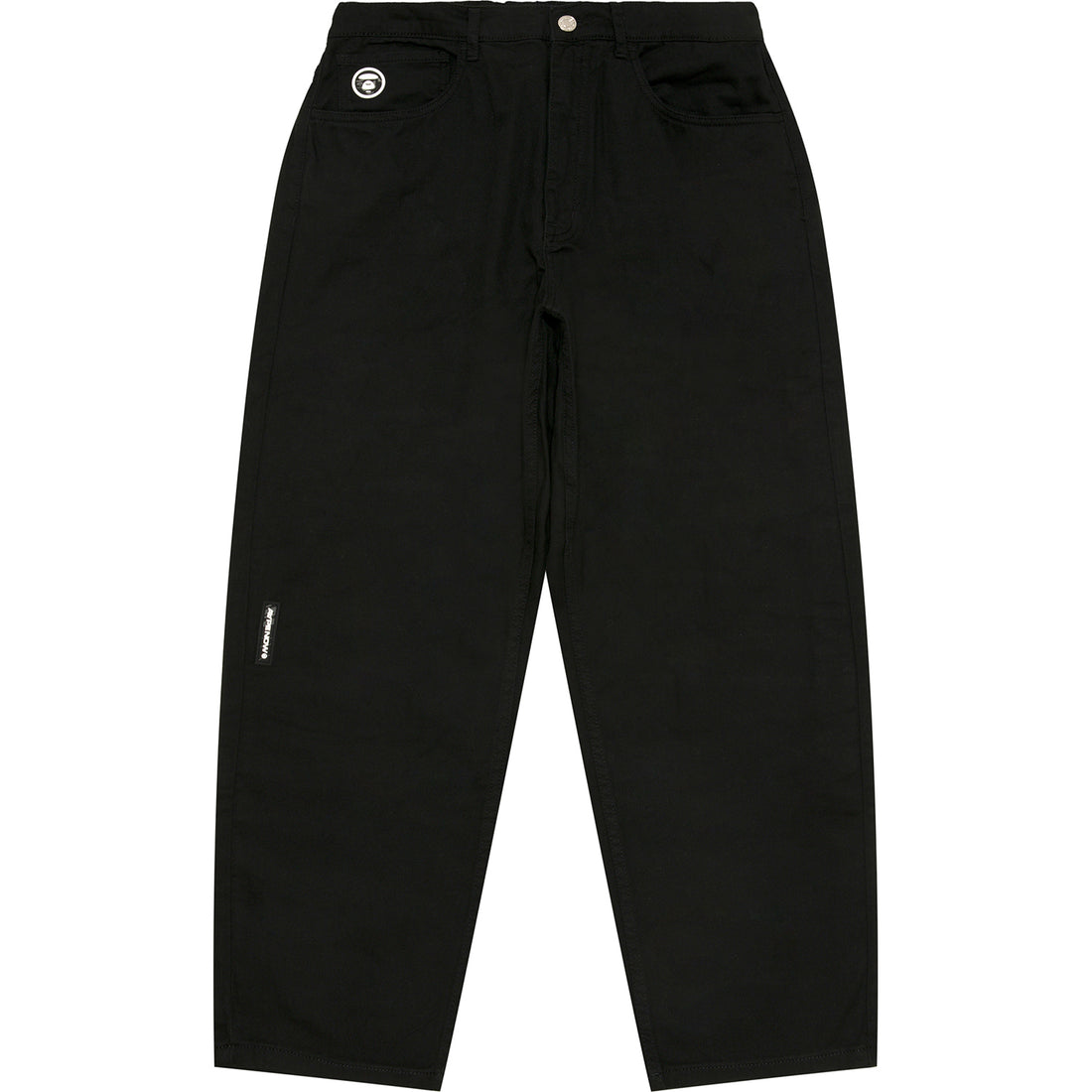 AAPENOW MOONFACE LOGO RELAXED FIT JEANS