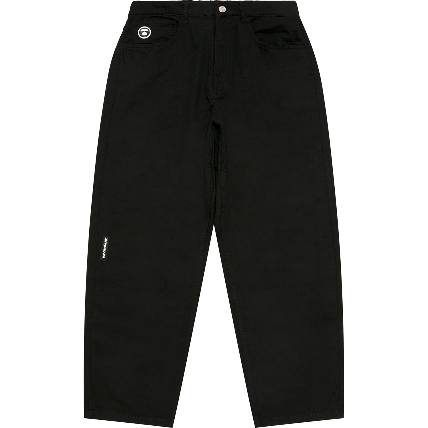 AAPENOW MOONFACE LOGO RELAXED FIT JEANS